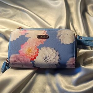 Floral Wallet with strap